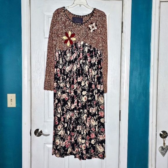 Handmade Upcycled Boho Dress Small-Medium - Picture 2 of 9